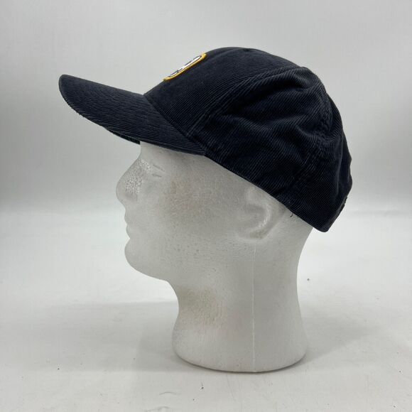 Travis Mathew Hat Mens Adjustable Snapback Corduroy Charcoal Embroidered Cotton - Picture 6 of 10